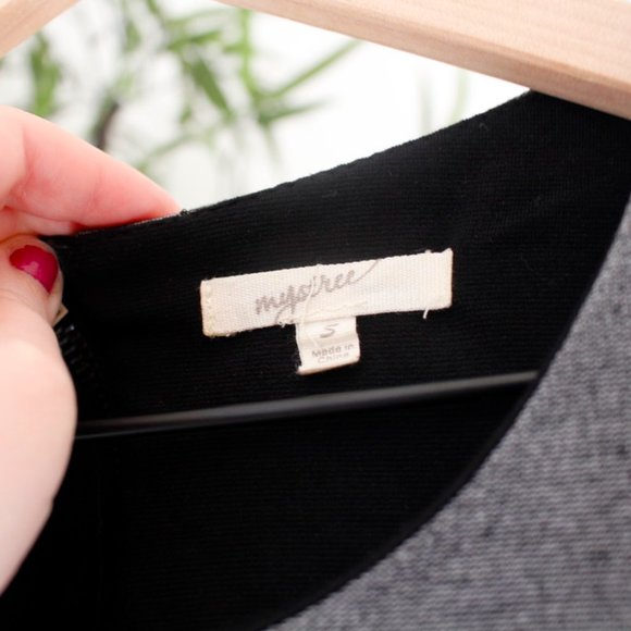 Mysiree Workwear Black and Grey Mini Dress Small - Picture 3 of 3